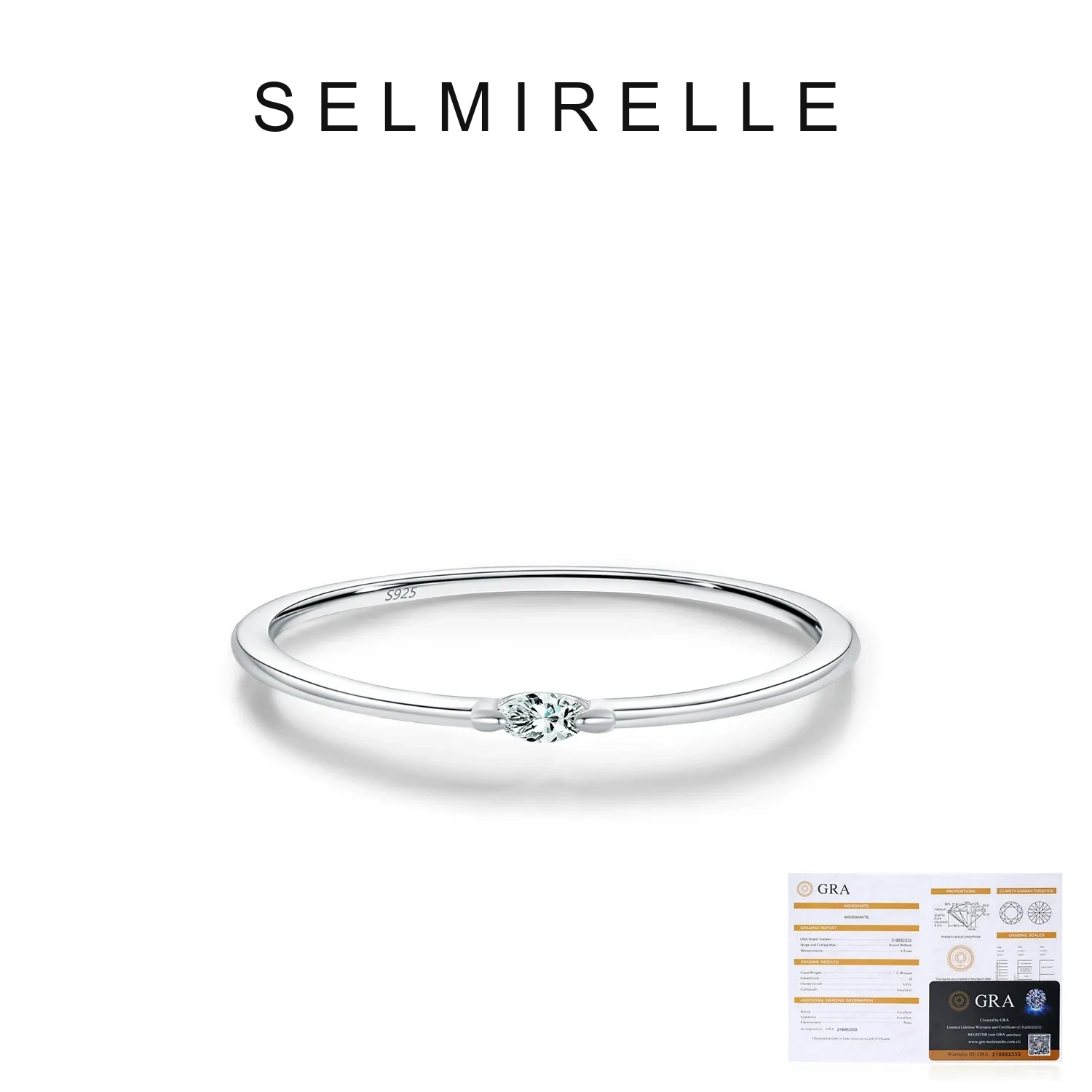SELMIRELLE Lucienne Moissanite Ring product image 5