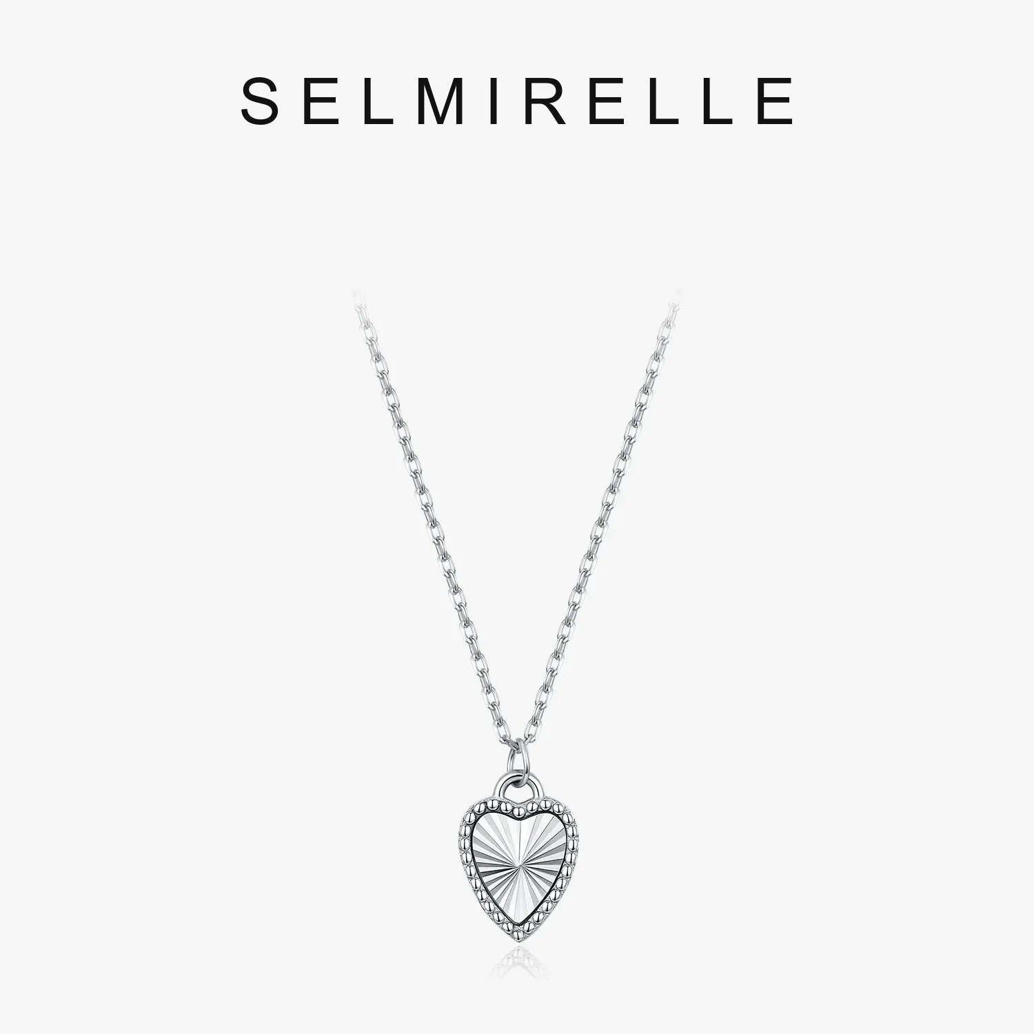 SELMIRELLE Marielle Heart Sterling Silver Necklace SELMIRELLE cover image