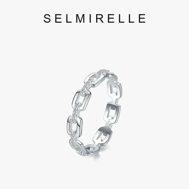 SELMIRELLE Estelle Geometric Sterling Silver Ring SELMIRELLE cover image