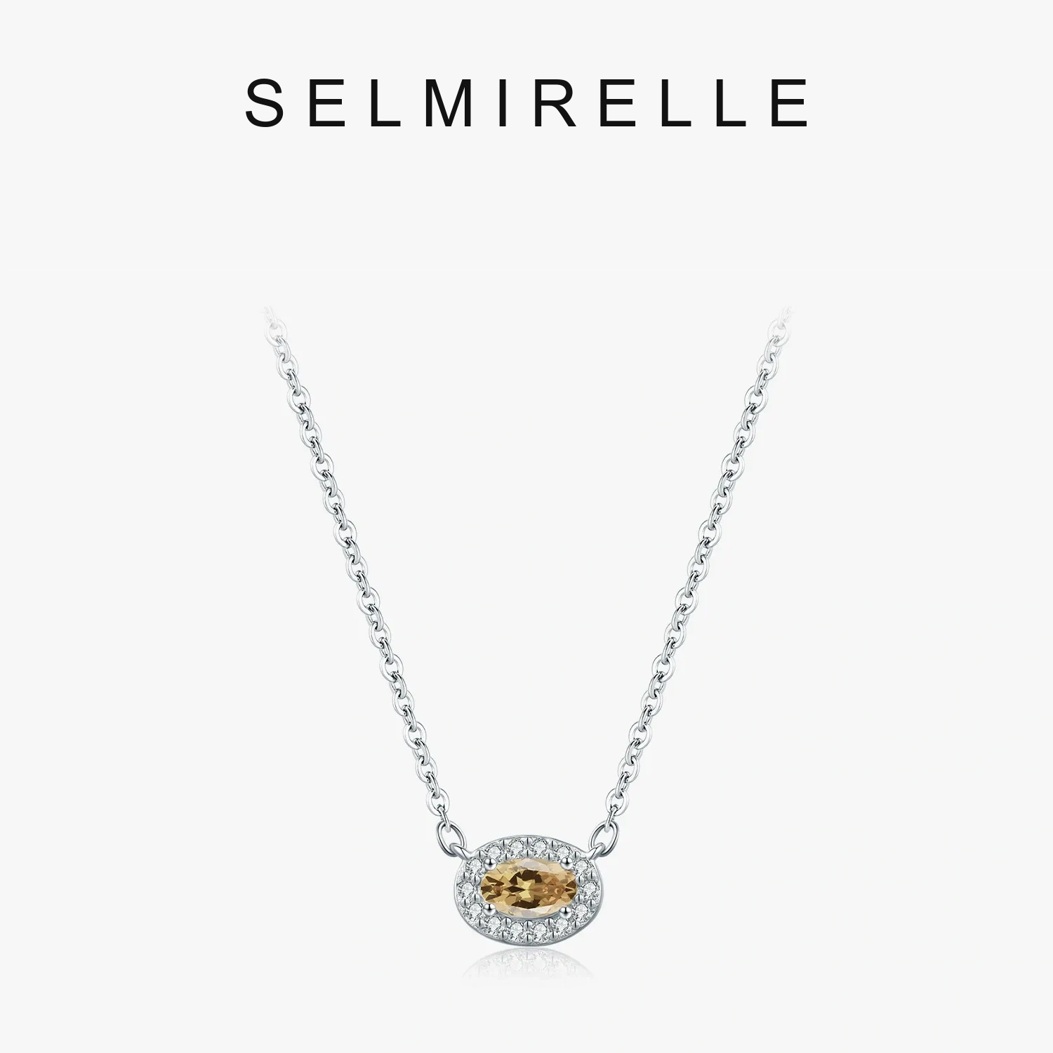SELMIRELLE Seraphine Multicolor Solar Moissanite Necklace SELMIRELLE cover image