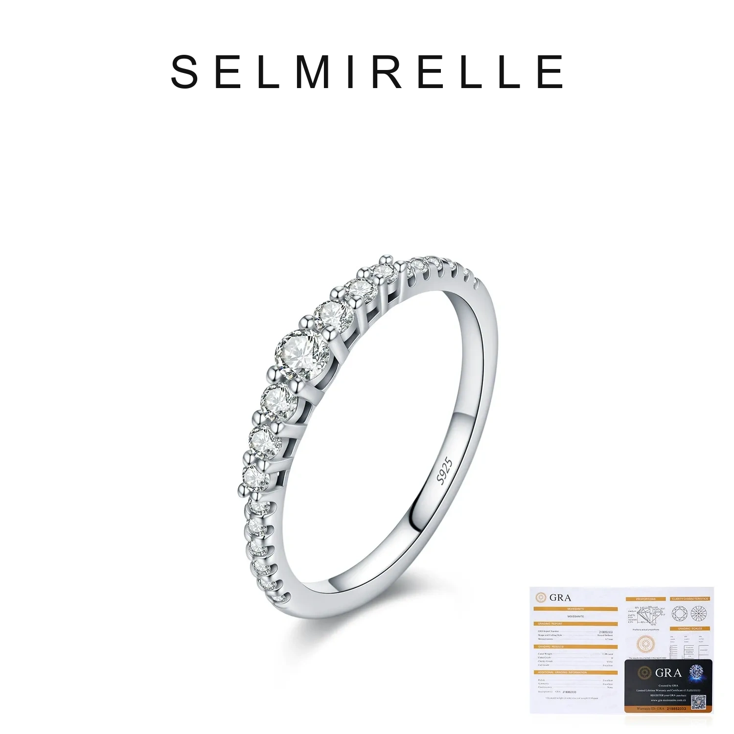 SELMIRELLE Valeria Moissanite Ring product image 5