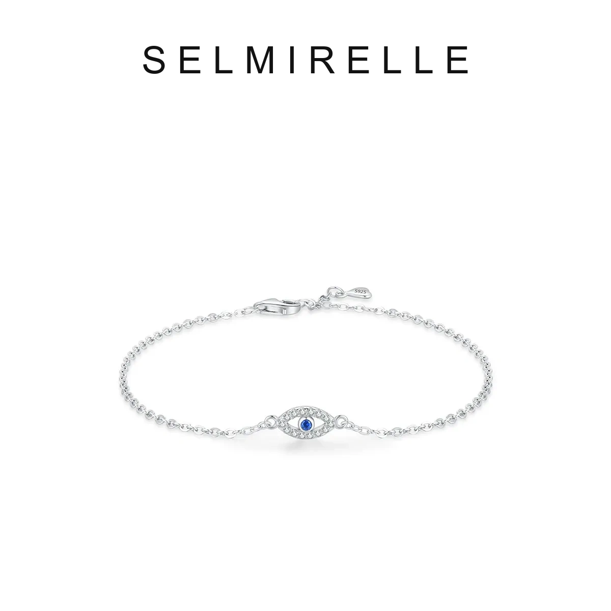 SELMIRELLE Caelia Blue Evil Eye Sterling Silver Bracelet product image 5