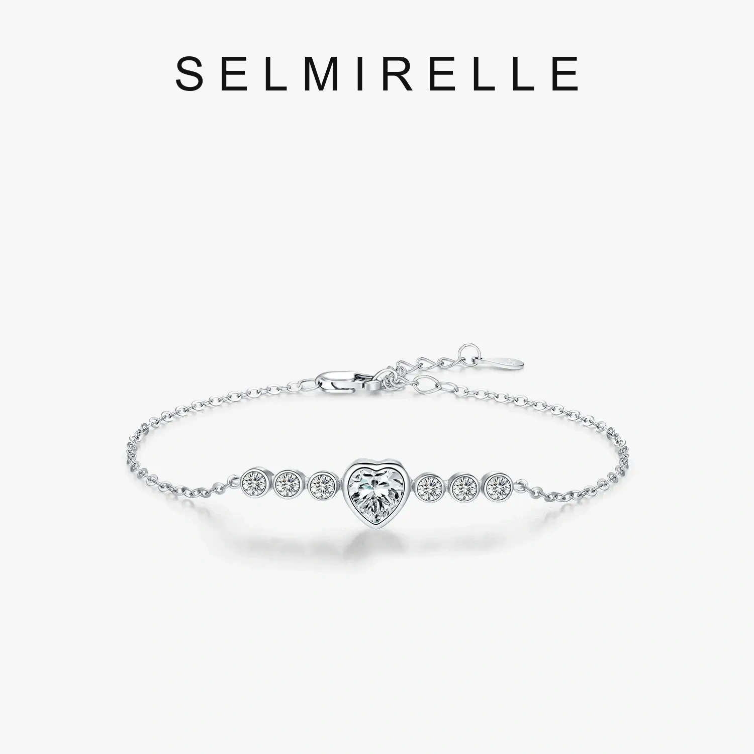 SELMIRELLE Marielle Heart Moissanite Bracelet SELMIRELLE cover image