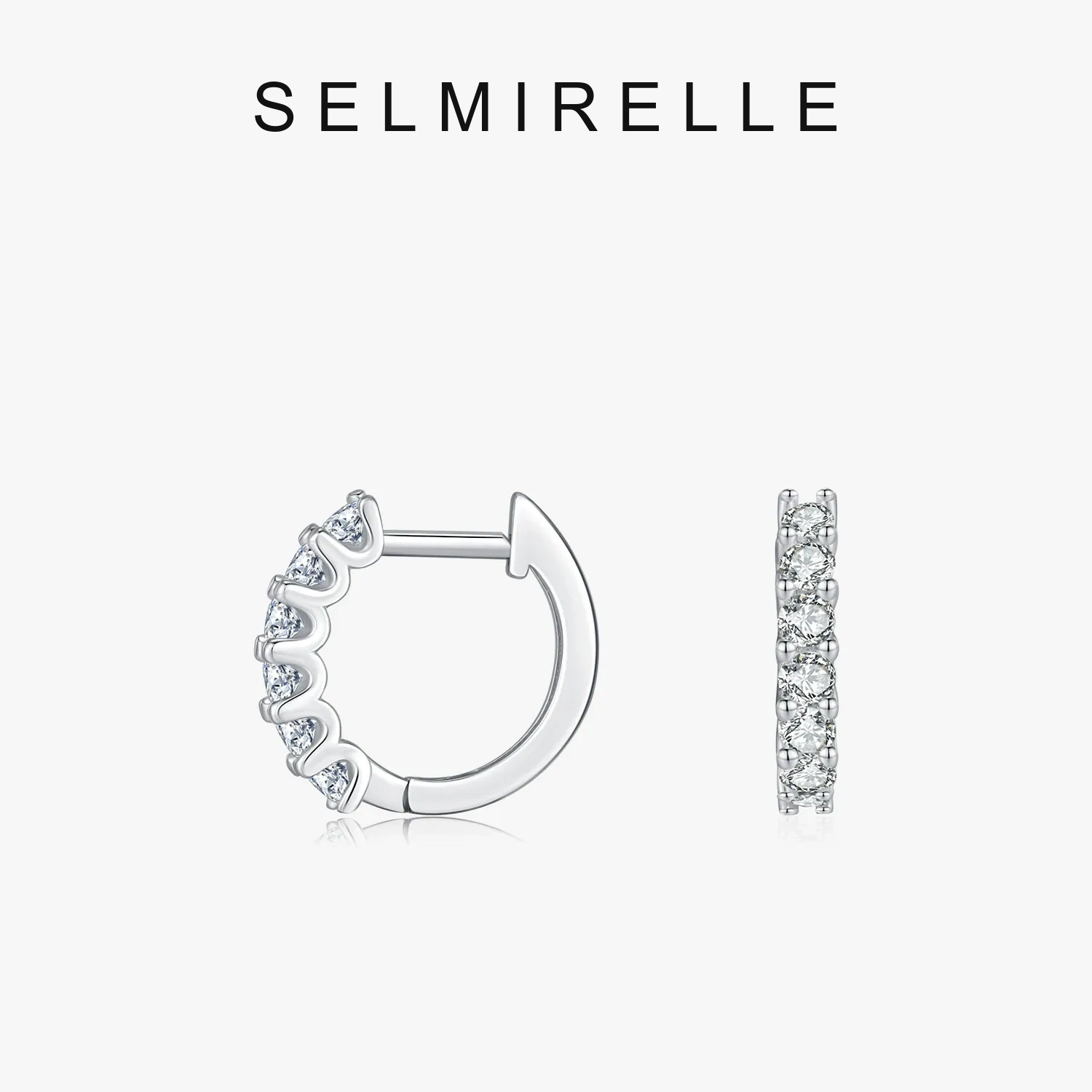 SELMIRELLE Corinne Moissanite Earrings SELMIRELLE cover image