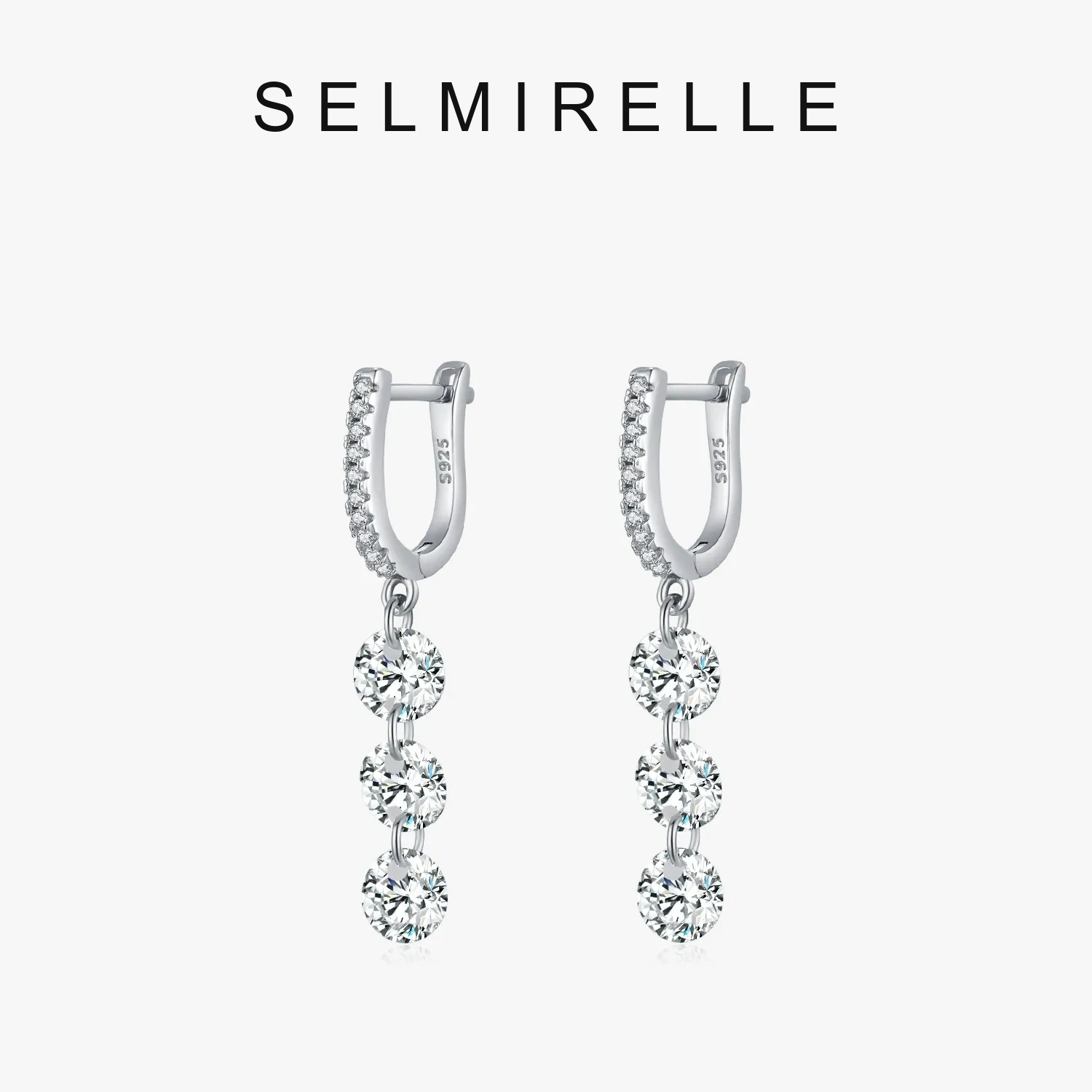 SELMIRELLE Elara Tassel Moissanite Earrings SELMIRELLE cover image