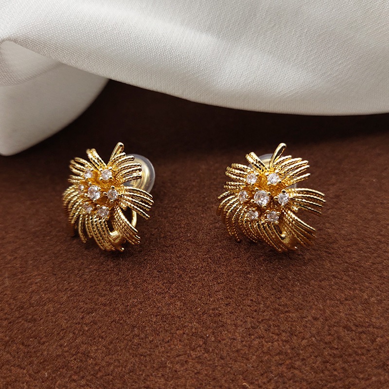 Amara Crystal Starburst Stud Earrings product image 4