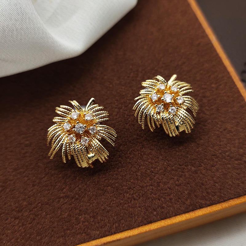 Amara Crystal Starburst Stud Earrings product image 5