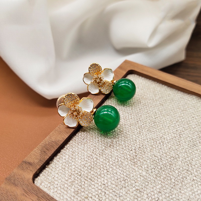 Celeste Floral Clip-On Earrings product image 4