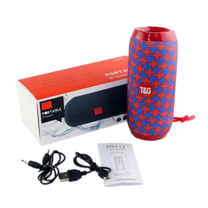 Nuevo y colorido altavoz portátil de tela con cinturón, woofer, resistente al agua, radio FM para bicicleta, altavoz Bluetooth, altavoz portátil, ducha (5)