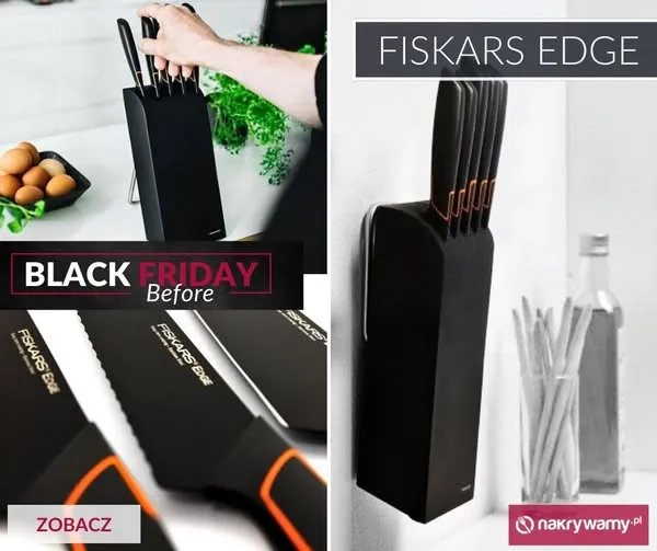 FISKARS EDGE ZESTAW NOŻY