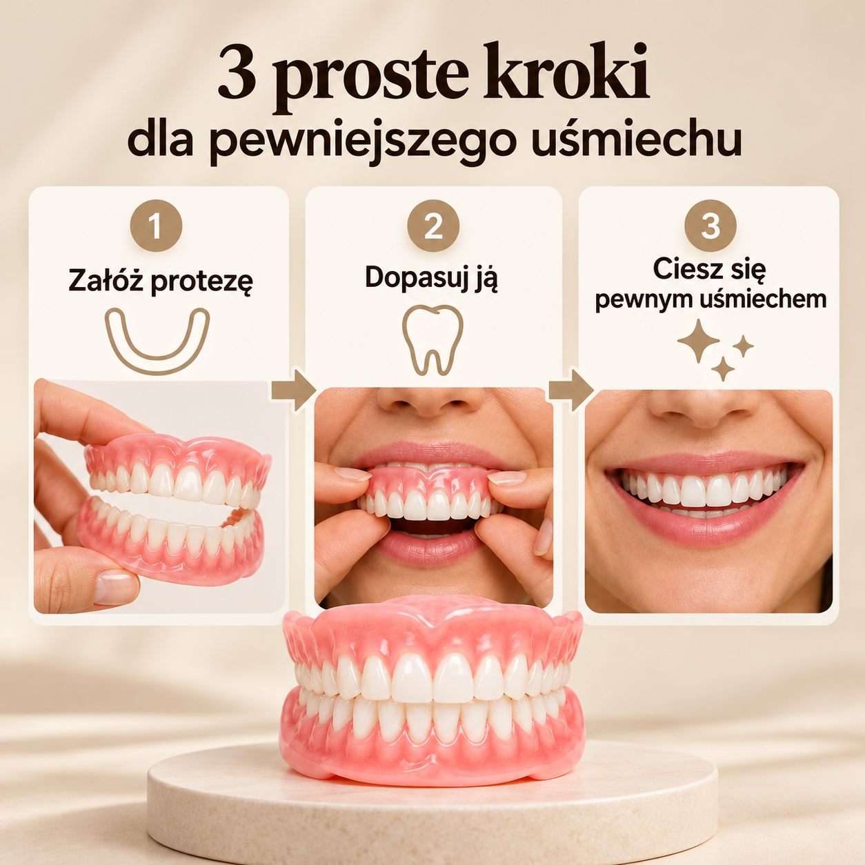 PEŁNY ZAKRES OCHRONY W PRZYPADKU PROTEZ CAŁKOWITYCH