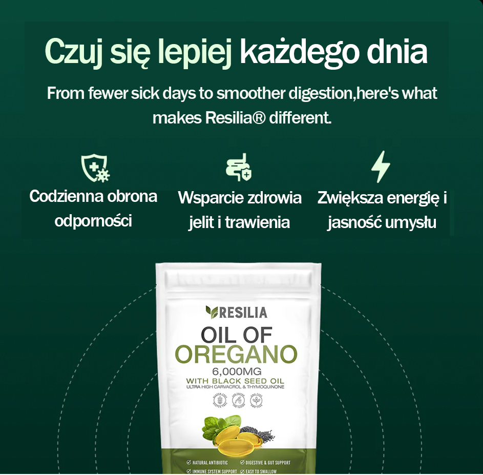 Kapsułki miękkie z olejkiem z oregano