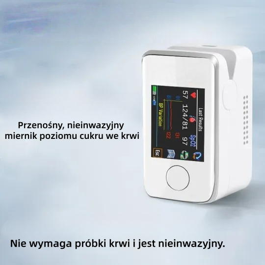 🔥Oferta limitowana na rok 2025👩‍⚕️Nieinwazyjny, wielofunkcyjny glukometr👩‍⚕️