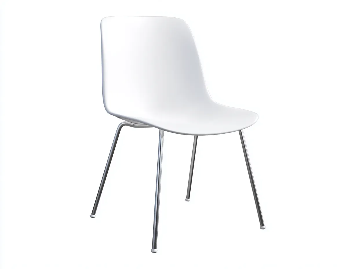 Sedia da pranzo 50×55×81 cm - bianco - stile contemporaneo con struttura leggera per esterno-Janorsidecor