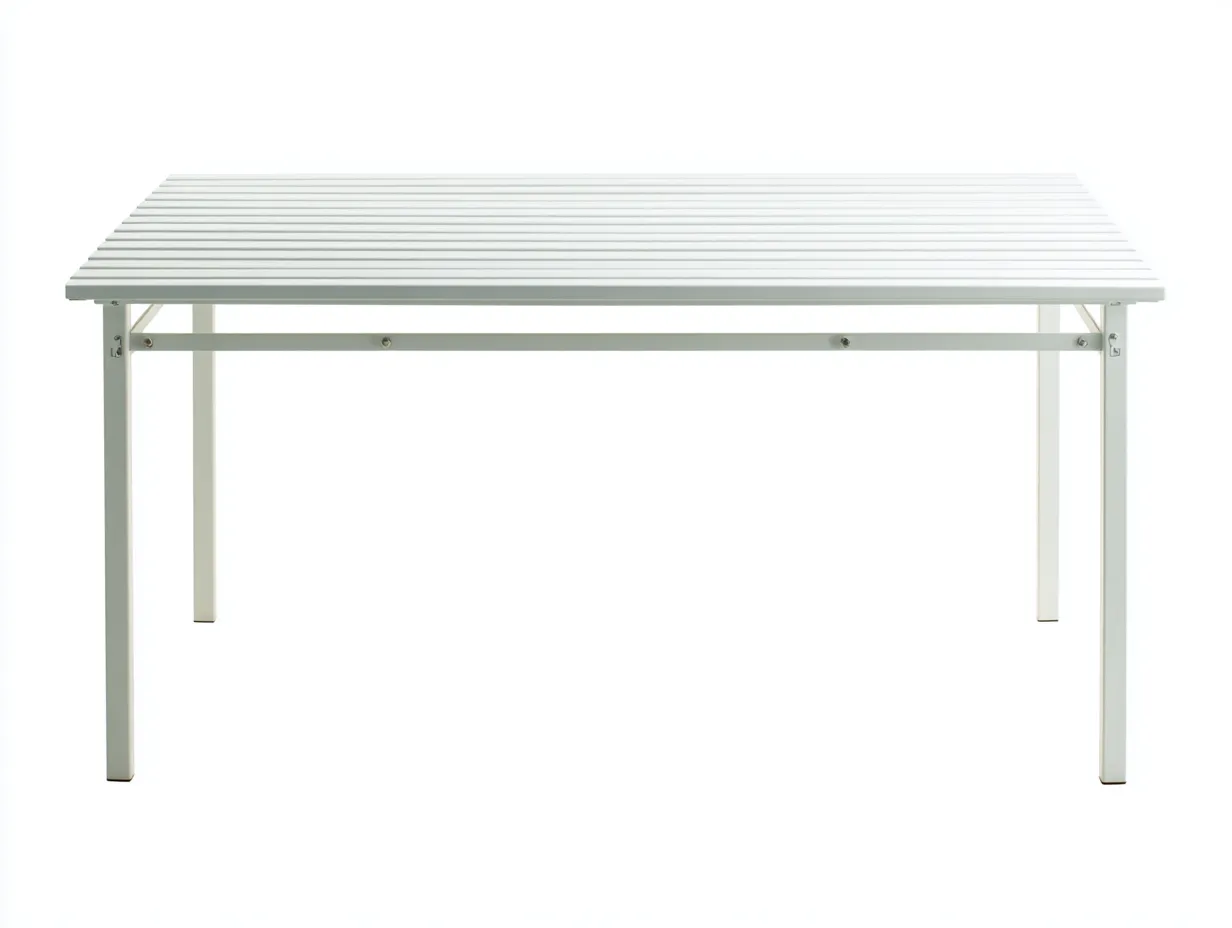 Tavolo da pranzo 180×90×75 cm – bianco – struttura moderna per esterno-Janorsidecor
