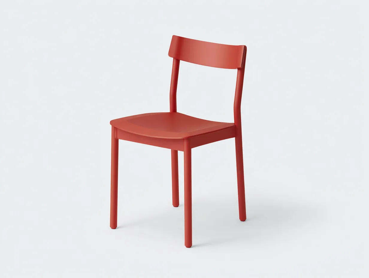 Sedia da pranzo 47×51×81 cm – rosso – polipropilene essenziale per esterni-Coradwell