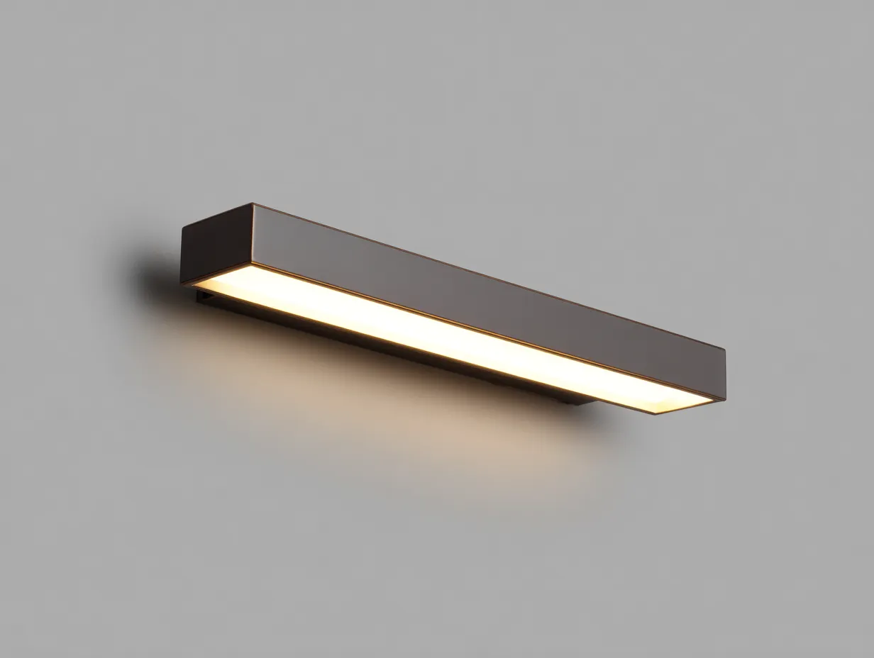 Lampada da parete per esterni 60×8×6 cm – antracite – profilo lineare con luce verso il basso-Coradwell