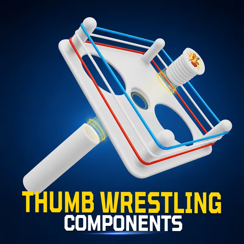 Thumb Wrestling Ring – Interactive thumb wrestling game for adults; a portable party game perfect for family gatherings, travel, and birthday gifts.