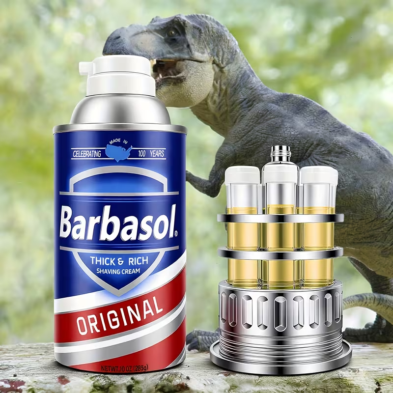 Dinosaur Park-Themed Dinosaur DNA Test Tube Ornament – ​​A Gift for Christmas and Halloween
