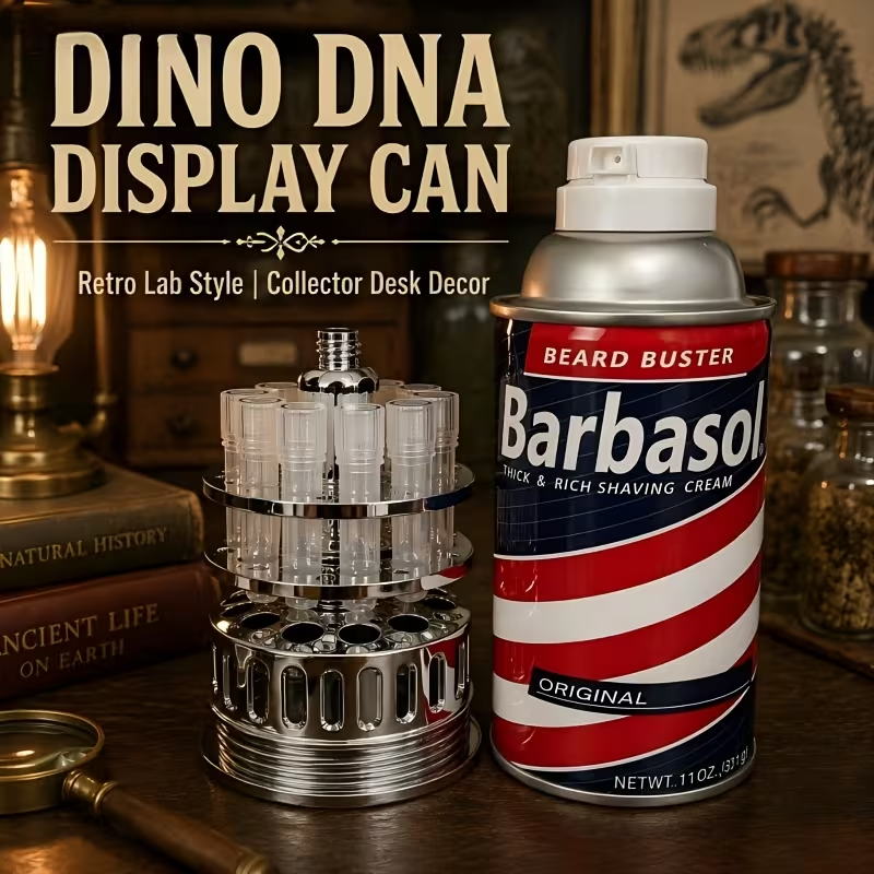 Dinosaur Park-Themed Dinosaur DNA Test Tube Ornament – ​​A Gift for Christmas and Halloween