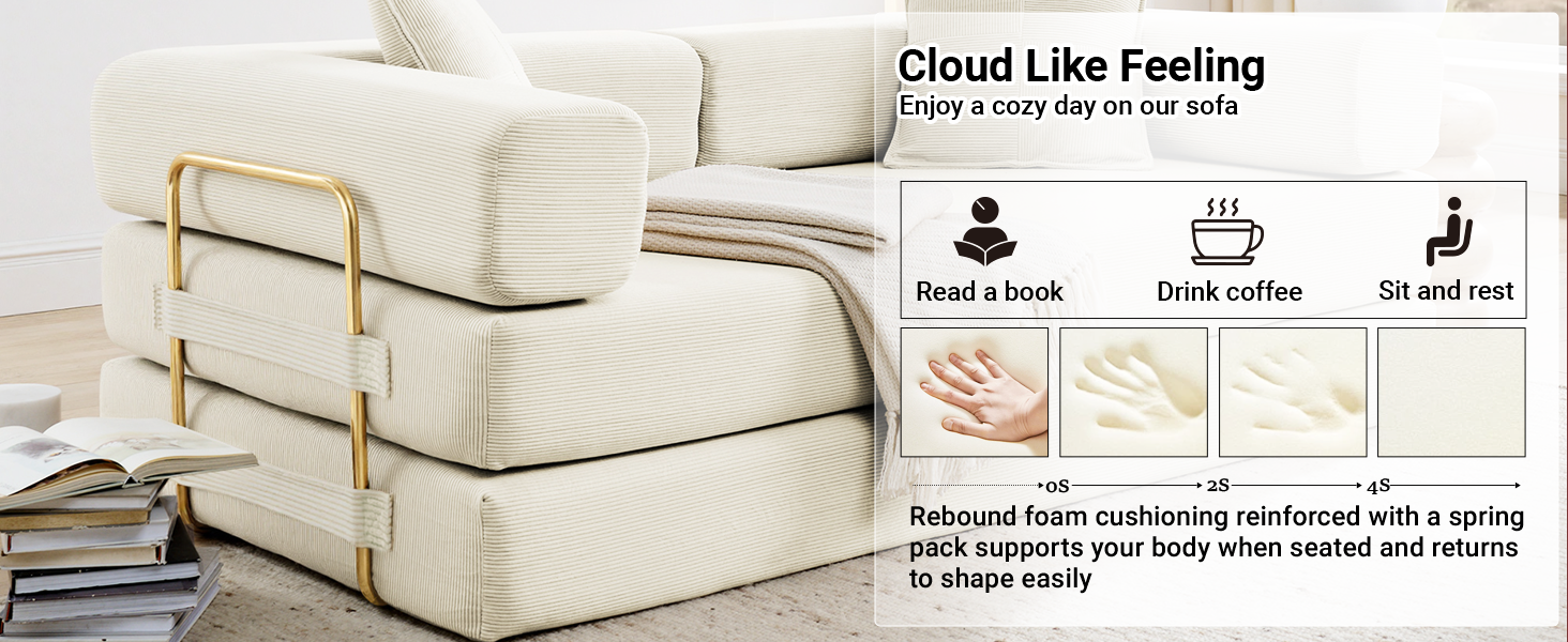 Convertible Sleeper Sofa Bed