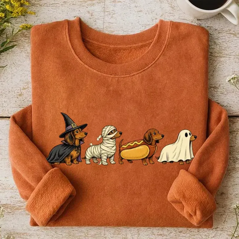 Halloween Dachshund Sweatshirt