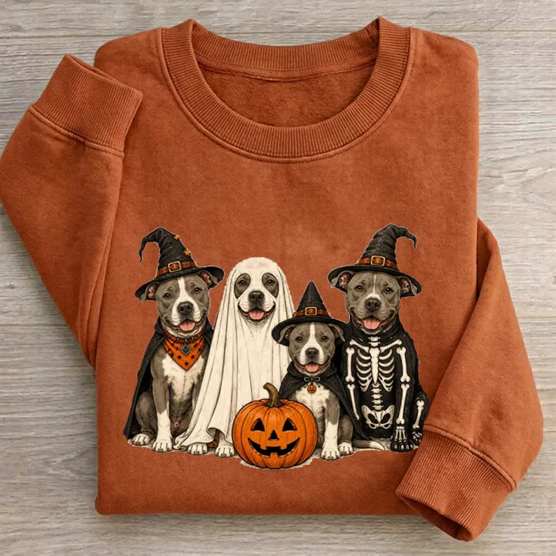Halloween Pitbull Sweatshirt