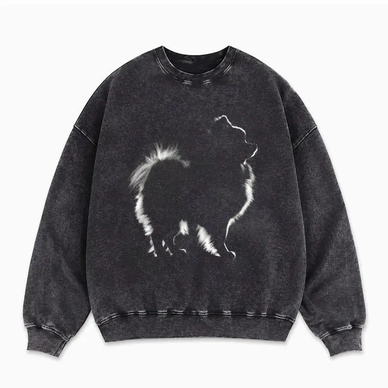 Pomeranian Silhouette Sweatshirt