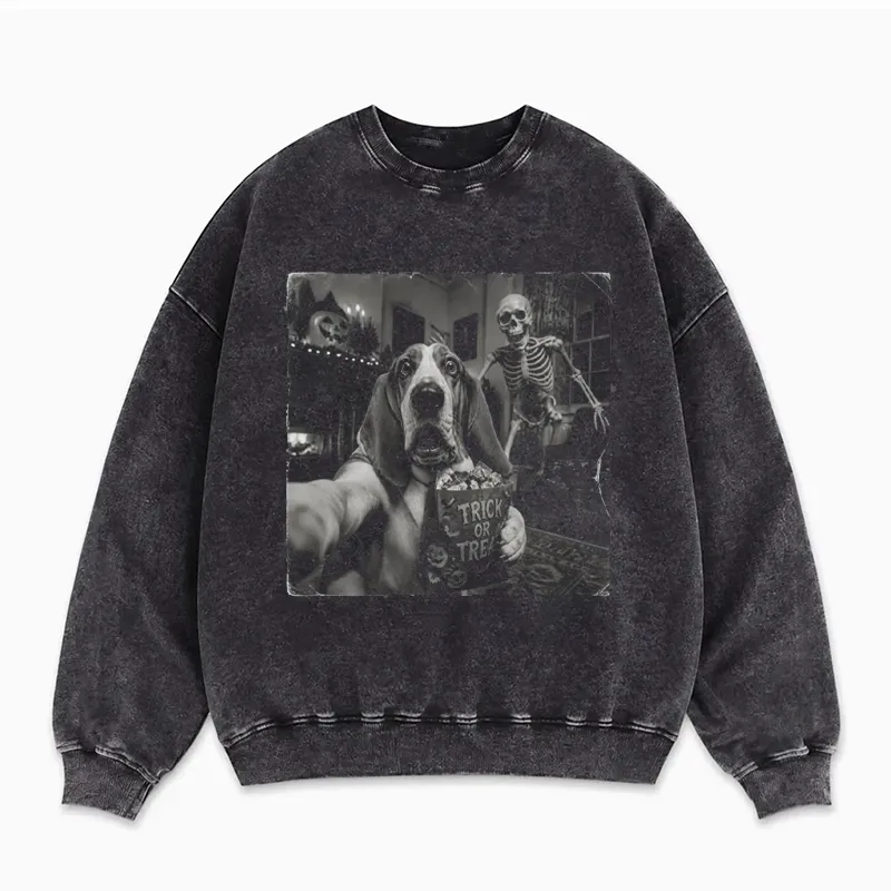Scared Basset Hound Sweatshirt