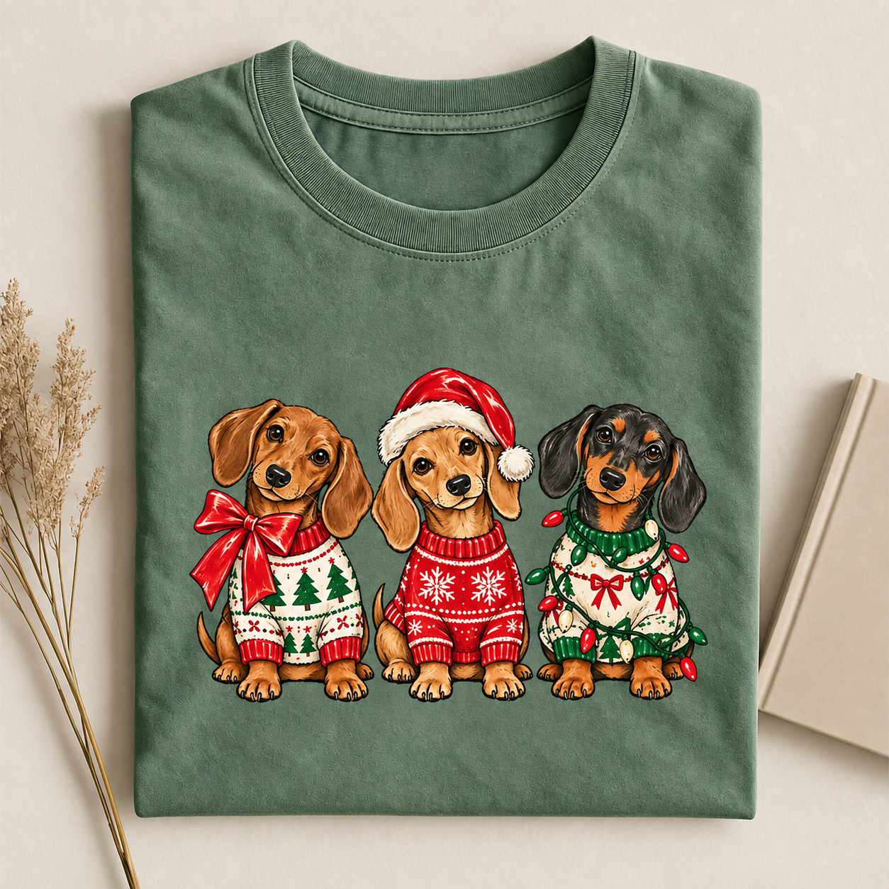 Christmas Dachshund T-shirt