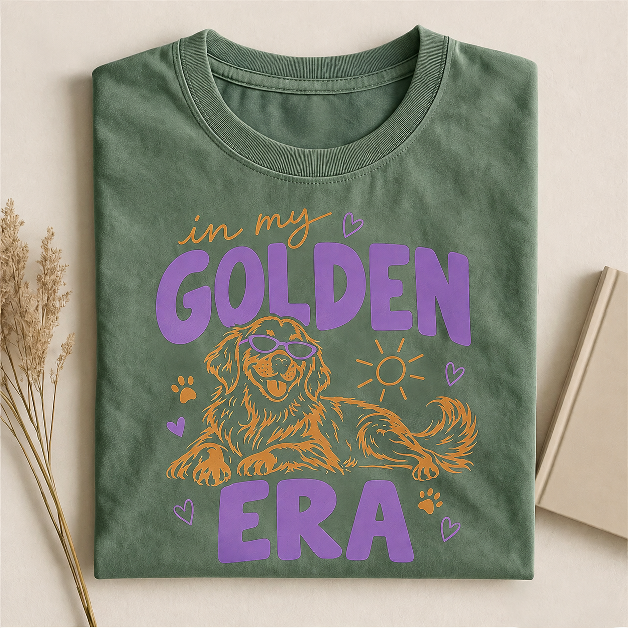 In My Golden Era Retriever Dog T-shirt