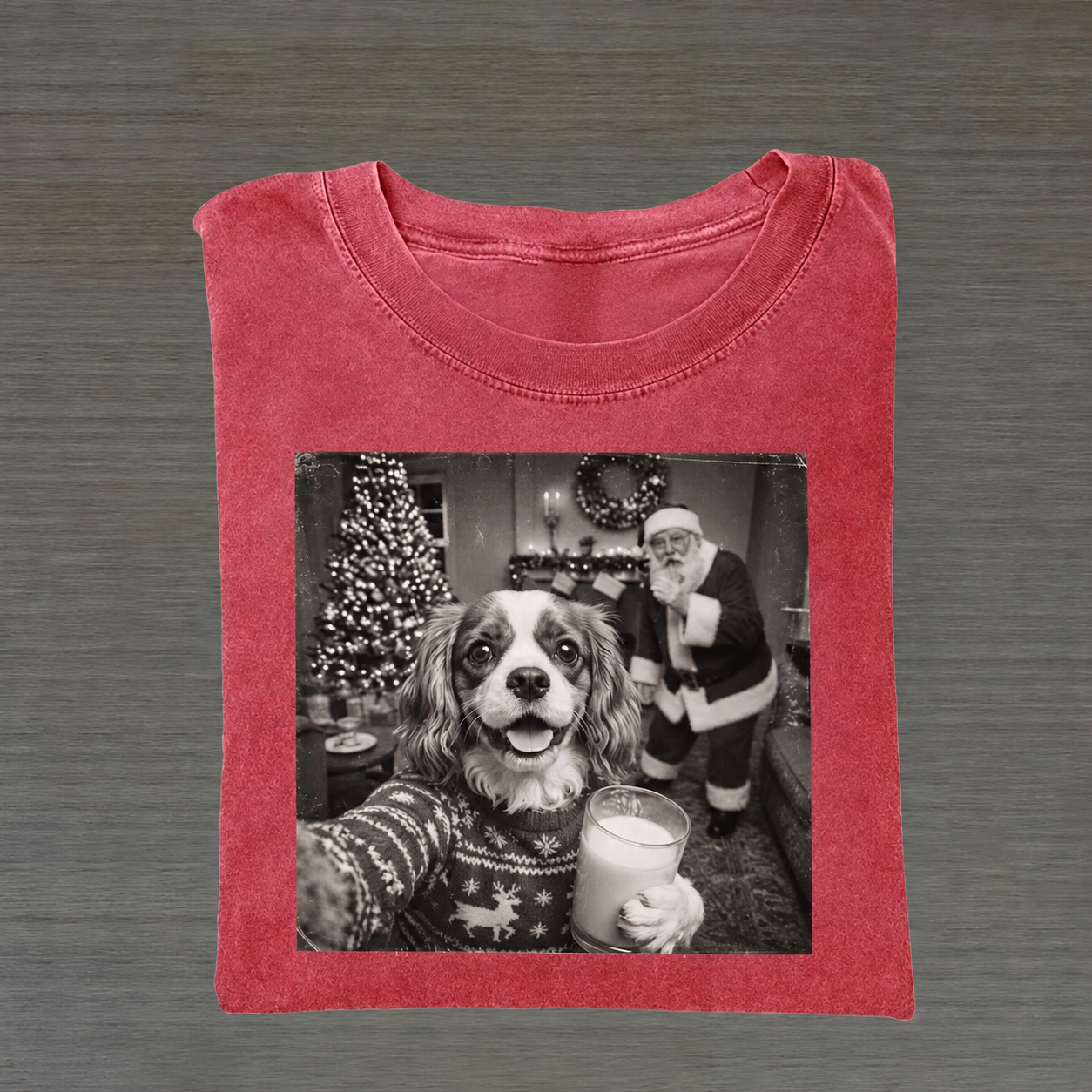 Christmas Cavalier King Charles Spaniel T-shirt