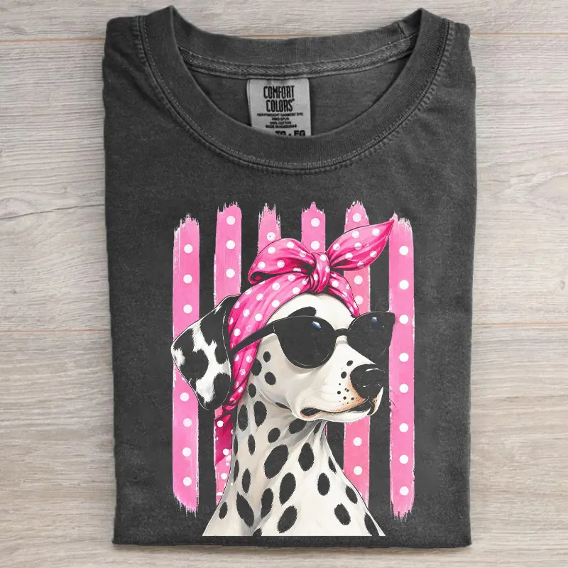 Sunglasses Dalmatian T-shirt