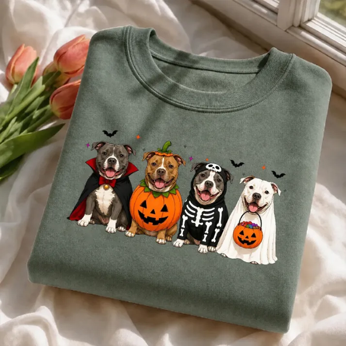 Halloween Pitbull Sweatshirt