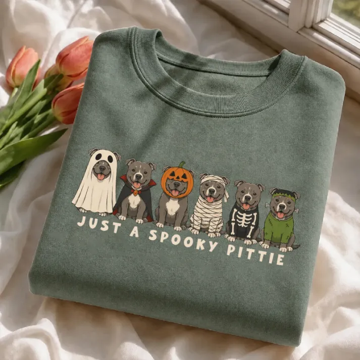 Just A Spooky Pittie Sweatshirt
