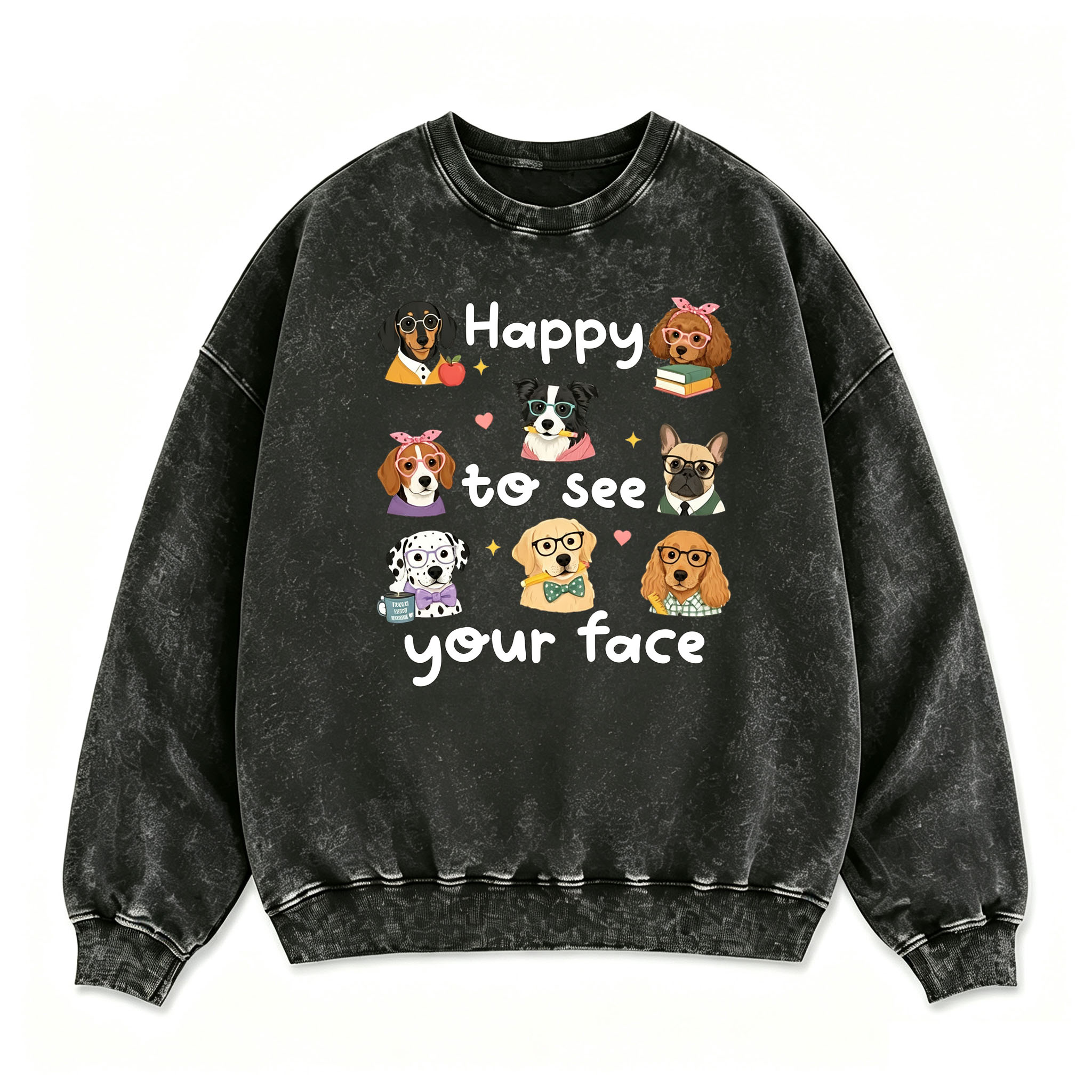 Happy to See Your Face Teacher Sweatshirt