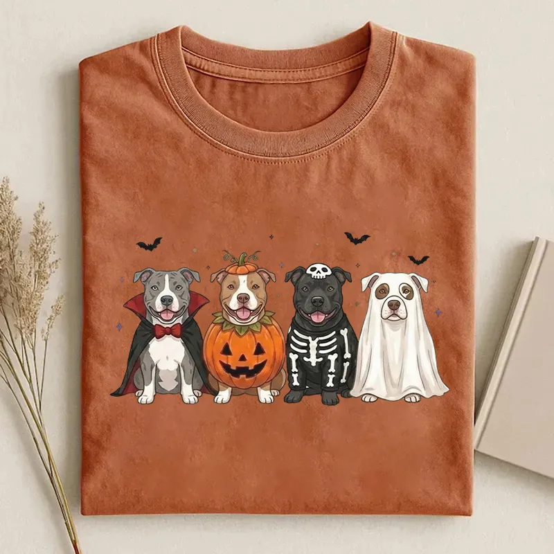 Halloween Pitbull T-shirt
