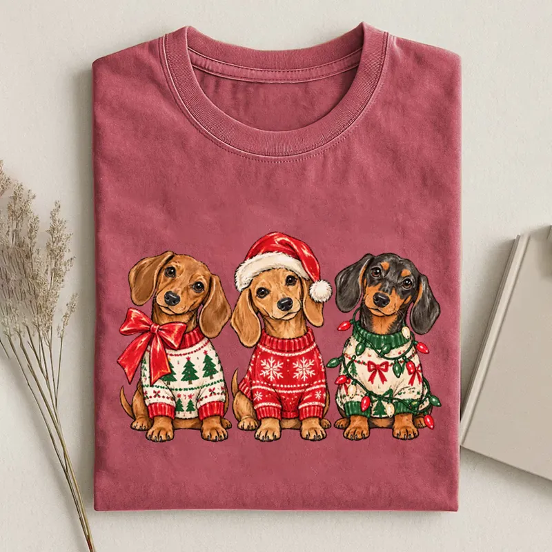 Christmas Dachshund T-shirt
