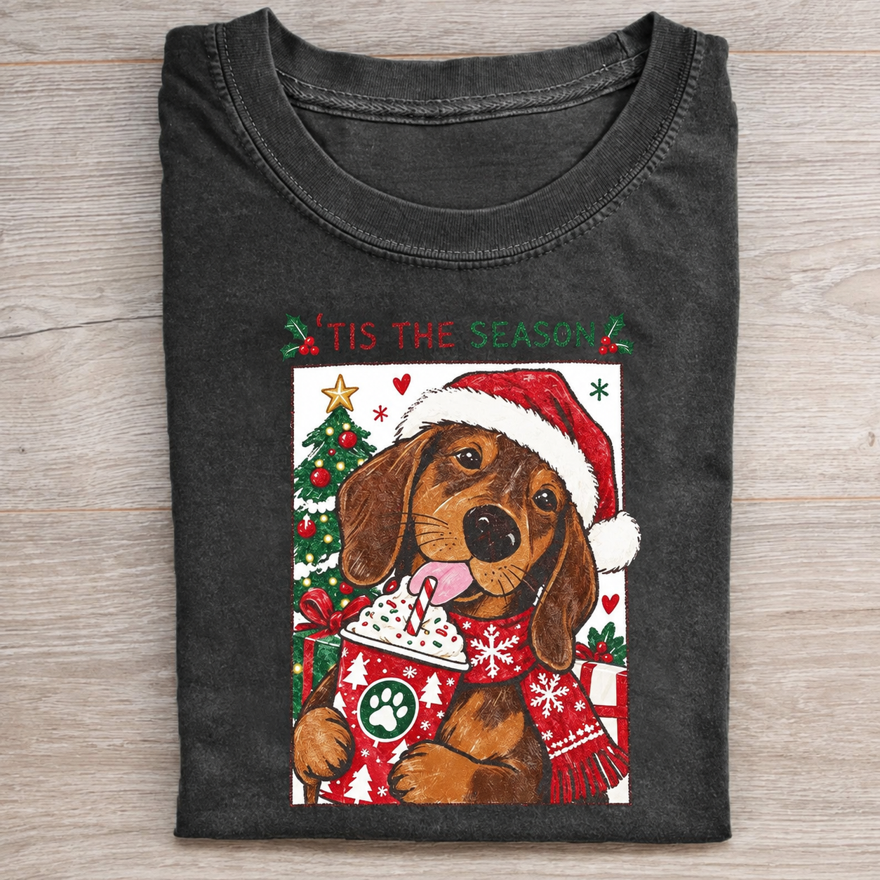 Tis The Season Dachshund T-shirt