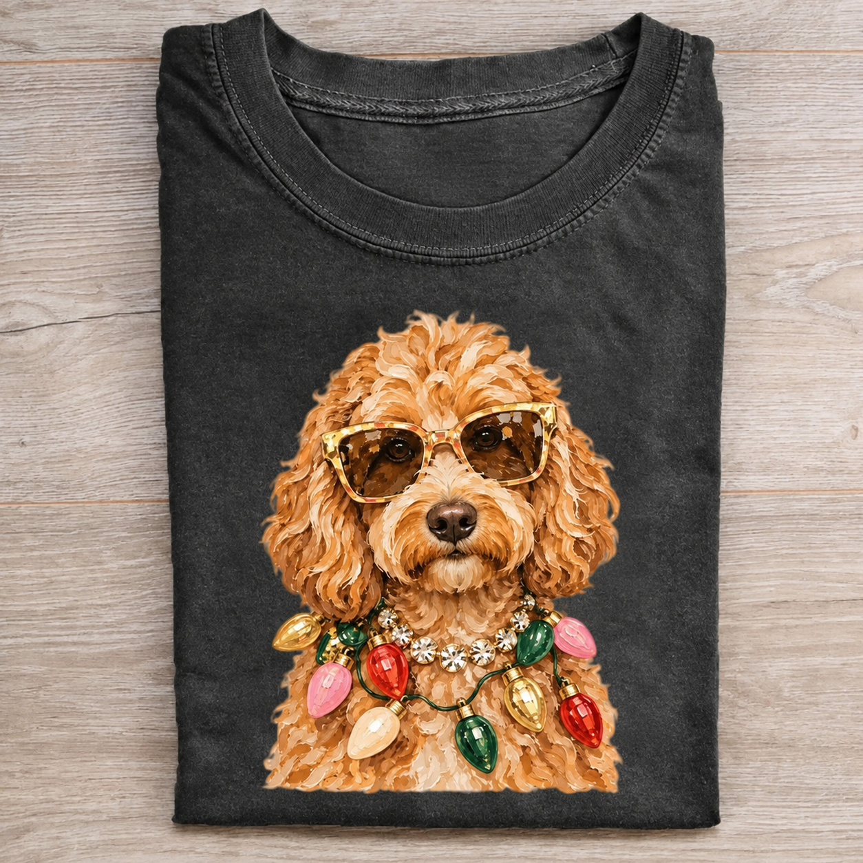 Cute Christmas Goldendoodle T-shirt