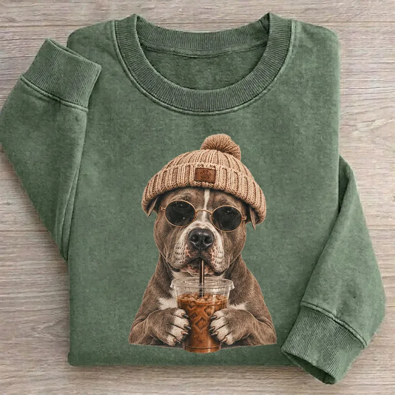 Pitbull Iced Coffee Sweatshirt