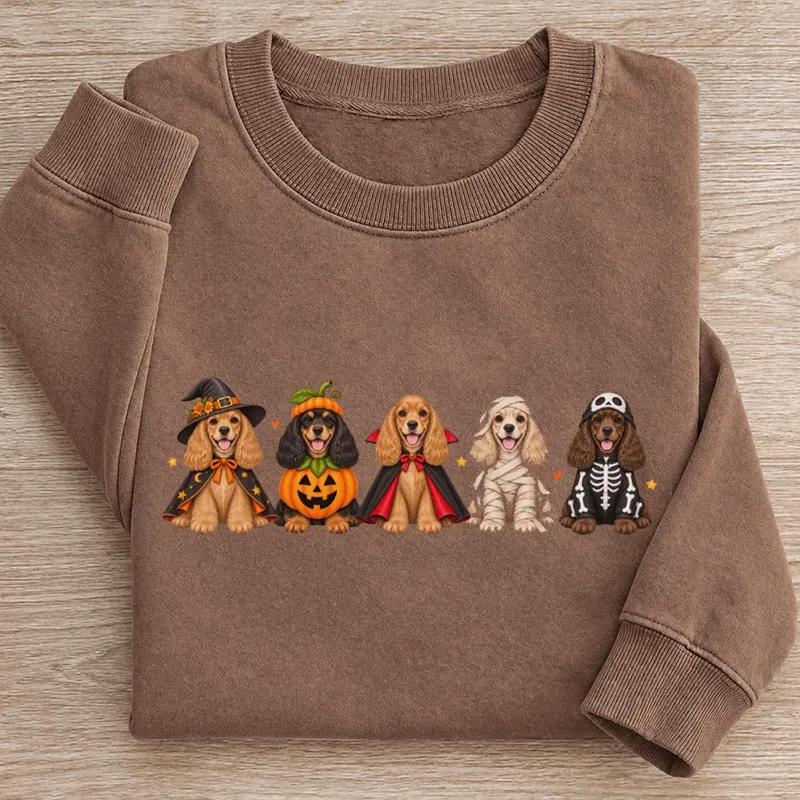 Halloween Cocker Spaniel Sweatshirt