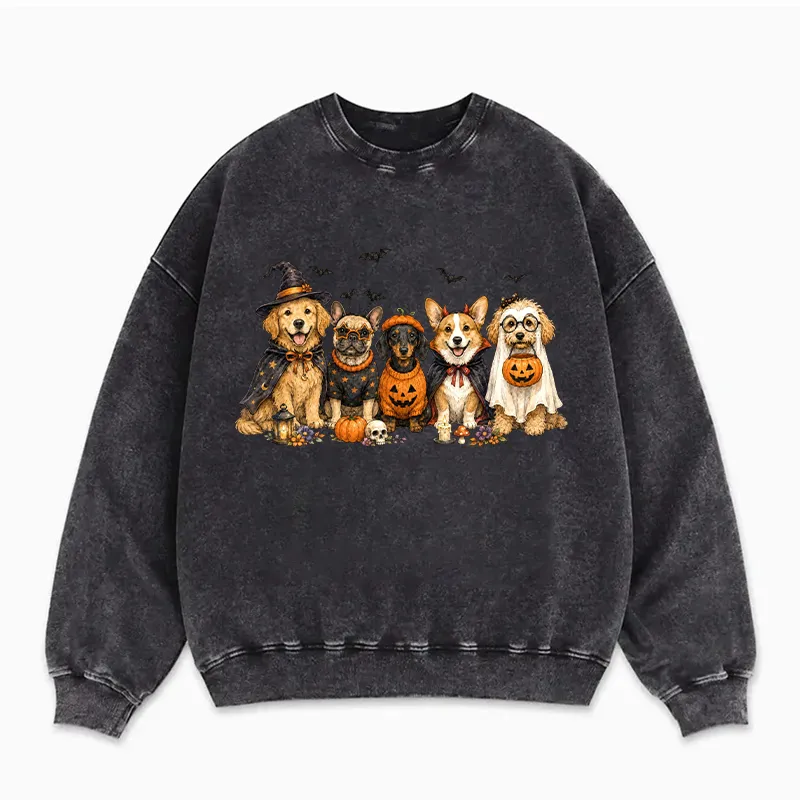 Halloween Dog Trio Sweatshirt