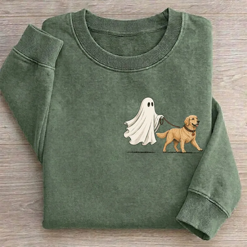 Golden Retriever Ghost Sweatshirt