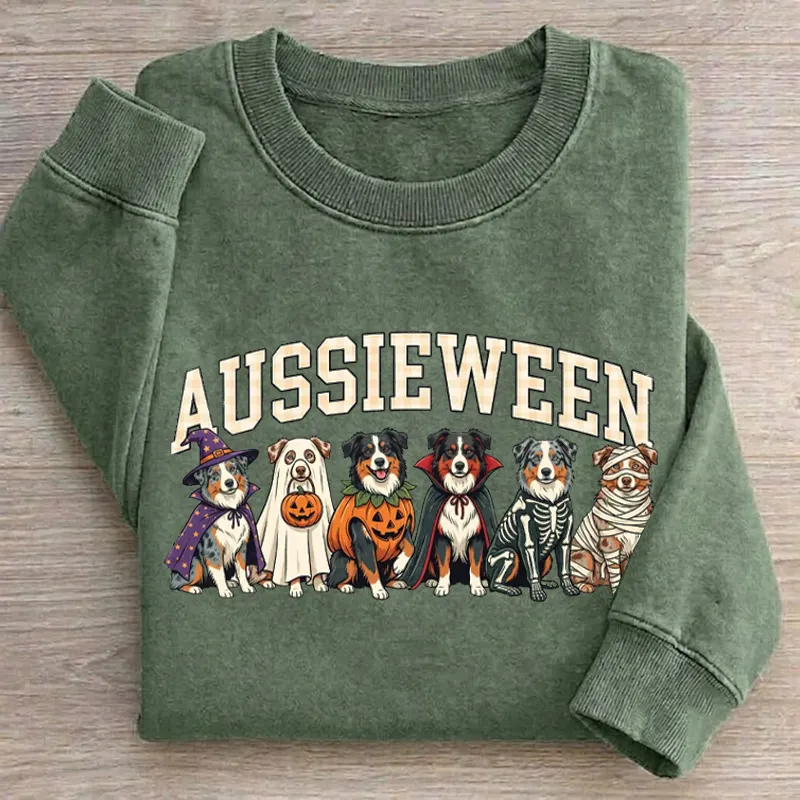 Australian Shepherd Halloween Sweatshirt