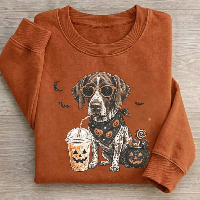 Cute German Shorthaired Pointer Dog Halloween