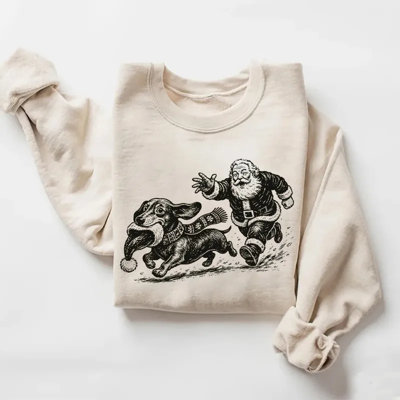 Christmas Dachshund Sweatshirt