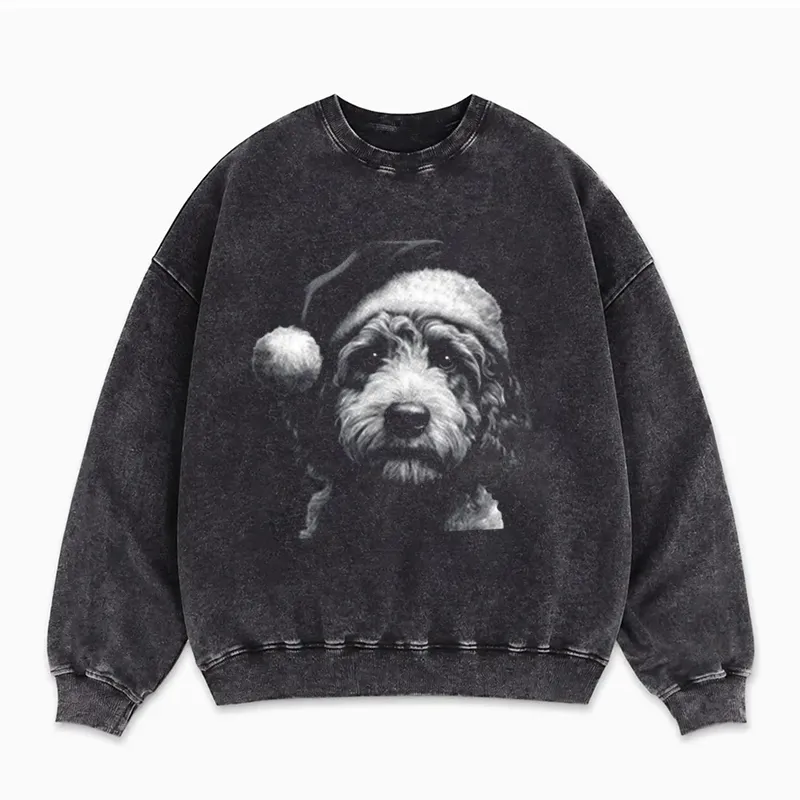 Retro Santa Goldendoodle Sweatshirt