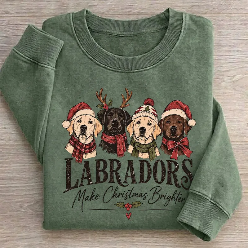 Christmas Labrador Retriever Dog Sweatshirt