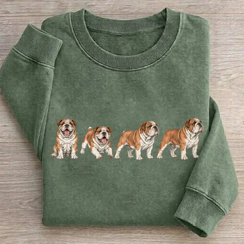 Cute English Bulldogs Sweatshirt